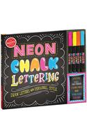 Neon Chalk Lettering: (Klutz)