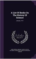 List Of Books On The History Of Science