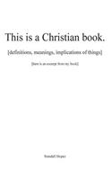 This is a Christian book.