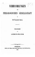 Philologische gesellschaft in Würzburg