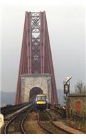 Forth Rail Bridge in Scotland Journal: 150 page lined notebook/diary