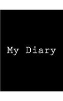 My Diary: A Blank Journal Notebook(English)