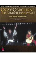 Ozzy Osbourne - The Randy Rhoads Years: Easy Guitar Transcriptions Complete with Lessons
