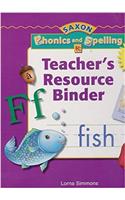 Phonics & Spelling K Teacher Resource Binder (Saxon Phonics & Spelling K)