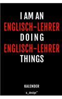 Kalender für Englisch-Lehrer