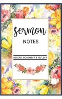 My Sermon Notes Journal