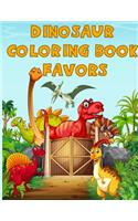 Dinosaur Coloring Book Favors