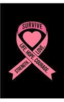 Survivelife. Hope. Courage.Strength. Love.