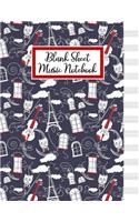 Blank Sheet Music Notebook
