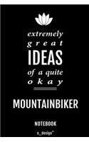 Notebook for Mountainbikers / Mountainbiker: awesome handy Note Book [120 blank lined ruled pages]