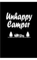 Unhappy Camper: Hangman Puzzles - Mini Game - Clever Kids - 110 Lined Pages - 6 X 9 In - 15.24 X 22.86 Cm - Single Player - Funny Great Gift