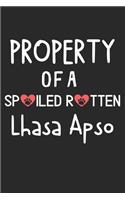 Property Of A Spoiled Rotten Lhasa Apso