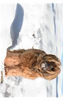 Tibetan Terrier Tromping Through the Snow Journal: Take Notes, Write Down Memories in this 150 Page Lined Journal
