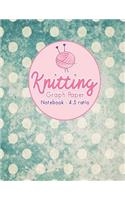 Knitting Graph Paper Notebook - 4