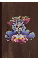Day of the Dead La Calavera Catrina Journal Notebook: Blank Lined Ruled for Writing 6x9 120 Pages