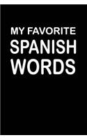 My Favorite Spanish Words
