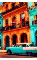 Street in Havana - Lined Notebook with Margins