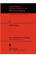 Die nichtzentrale t-Verteilung: Grundlagen und Anwendungen mit Beispielen(31 Lecture Notes in Economics and Mathematical Systems)