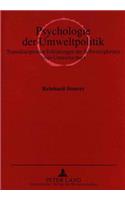 Psychologie Der Umweltpolitik