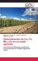 Determinación de Cu, Fe, Mn y Zn en un suelo agrícola