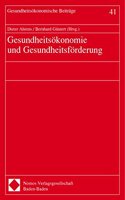 Gesundheitsokonomie Und Gesundheitsforderung