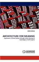 Architecture for Meaning