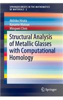 Structural Analysis of Metallic Glasses with Computational Homology