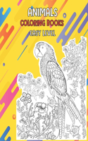 Coloring Books Animals Easy Level