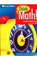 Harcourt School Publishers Think Math Texas: Lesson Activity Book Grade 2 2009