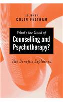 What&#8242;s the Good of Counselling & Psychotherapy?