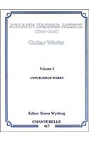 Johann Kaspar Mertz Guitar Works: Volume 1
