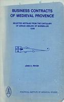 Business Contracts of Medieval Provence