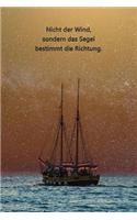 Nicht der Wind, sondern das Segel bestimmt die Richtung.