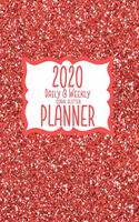 2020 Daily & Weekly Coral Glitter Planner