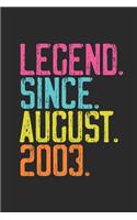 Legend Since August 2003