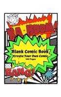 Blank Comic Book Create Your Own Comic 100 Pages