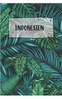 Indonesien: Liniertes Reisetagebuch Notizbuch oder Reise Notizheft liniert - Reisen Journal für Männer und Frauen mit Linien