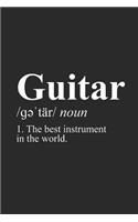 Definition Of Guitar