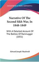 Narrative Of The Second Sikh War, In 1848-1849