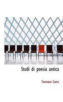 Studi Di Poesia Antica