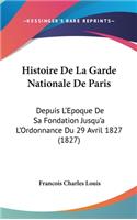 Histoire de la Garde Nationale de Paris