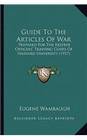 Guide To The Articles Of War