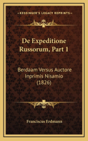 De Expeditione Russorum, Part 1: Berdaam Versus Auctore Inprimis Nisamio (1826)