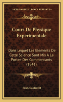 Cours De Physique Experimentale