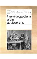 Pharmacopoeia in Usum Studiosorum.