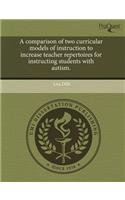 A Comparison of Two Curricular Models of Instruction to Increase Teacher Repertoires for Instructing Students with Autism.