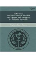 Nutritional Interrelationships Between Iron