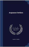 Argument Settlers