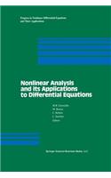Nonlinear Analysis and Its Applications to Differential Equations