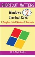 Windows 7 Shortcut Keys